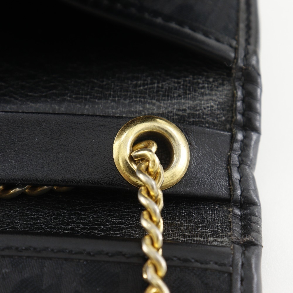 CHRISTIAN DIOR Vintage Black Canvas Shoulder Bag - Picture 14 of 16